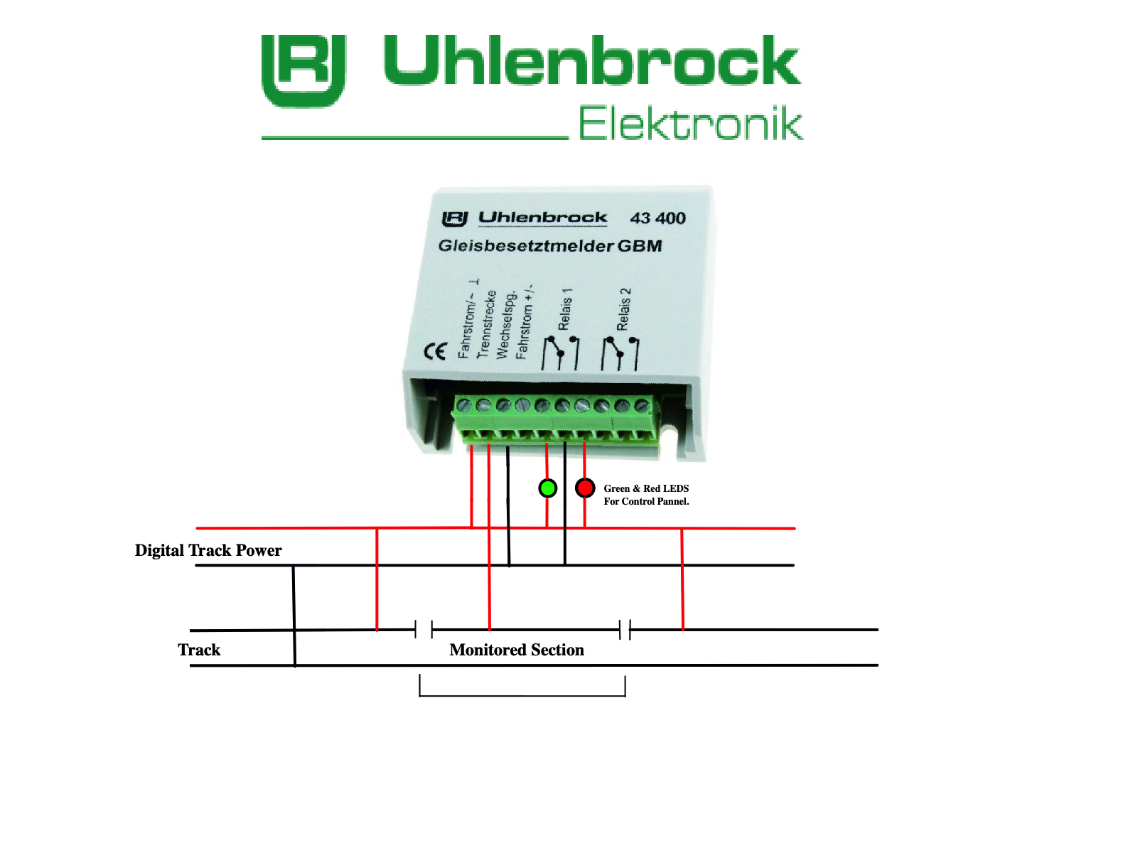 Uhlenbrock 43 400 GBM track occupancy detection Part 1